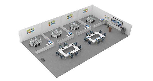 1+X智能產(chǎn)線控制與運(yùn)維實(shí)訓(xùn)室